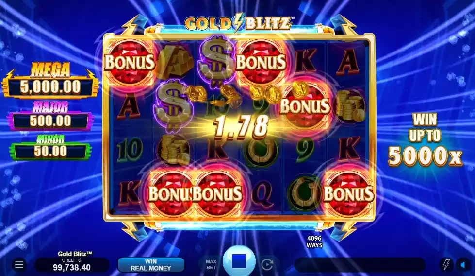 How to Play Gold Blitz Slot